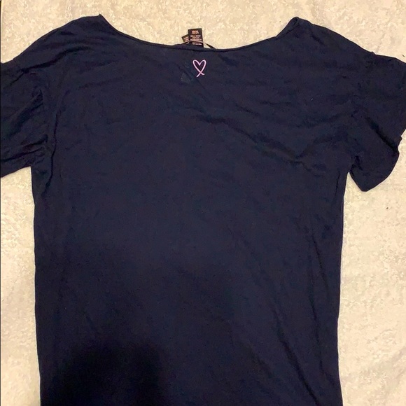 Navy blue pajama top from Victoria’s Secret - Picture 2 of 2